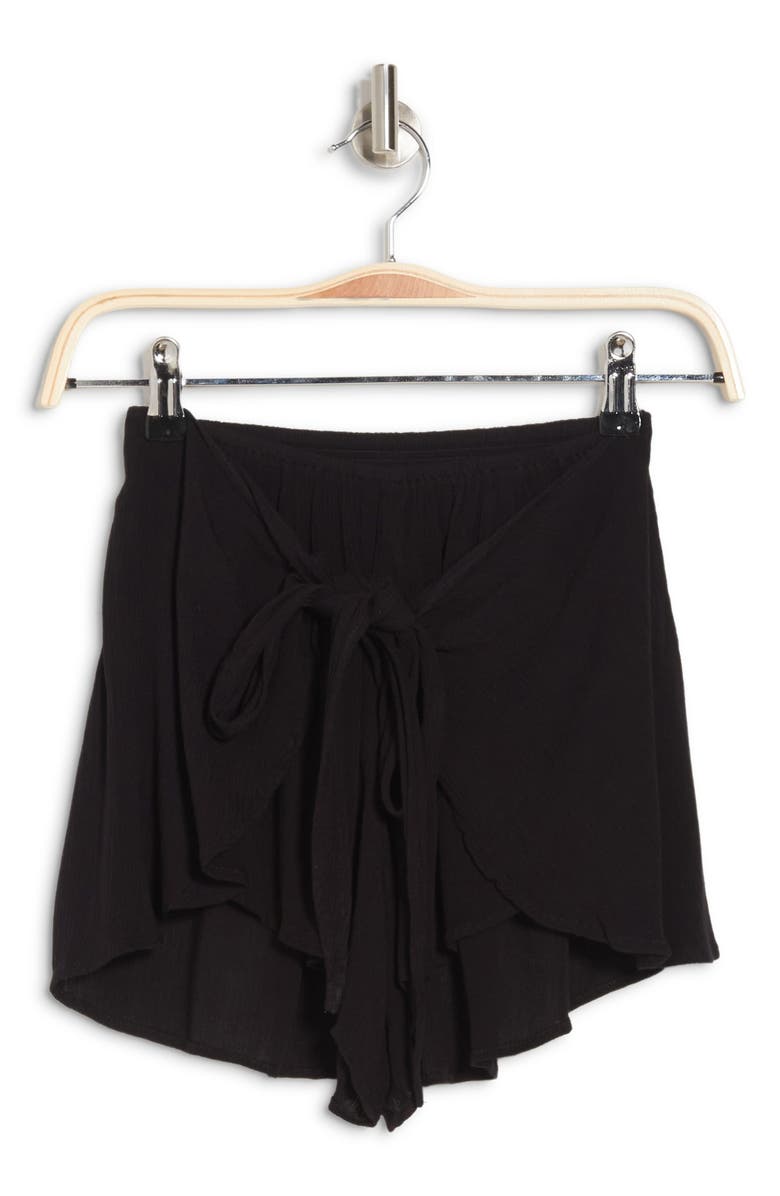 Elan Tie Waist Woven Shorts, Alternate, color, 