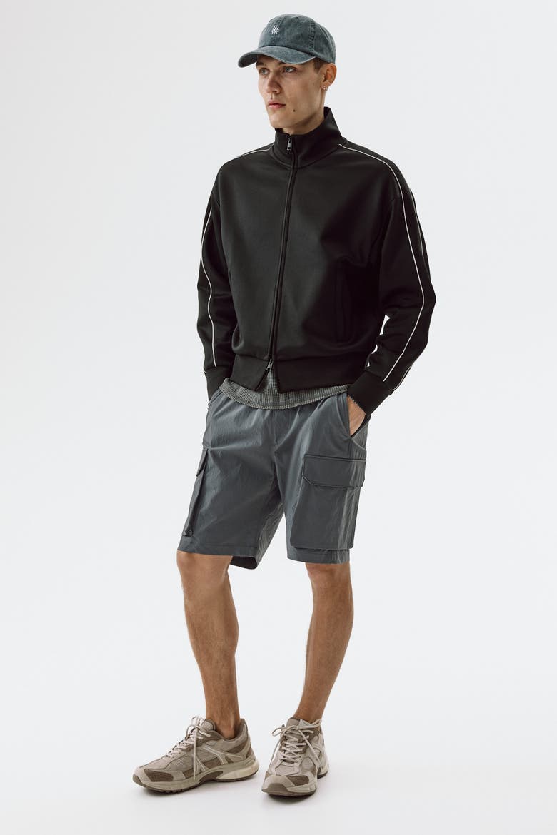 Regular Fit Cargo Shorts, Main, color, Dark gray