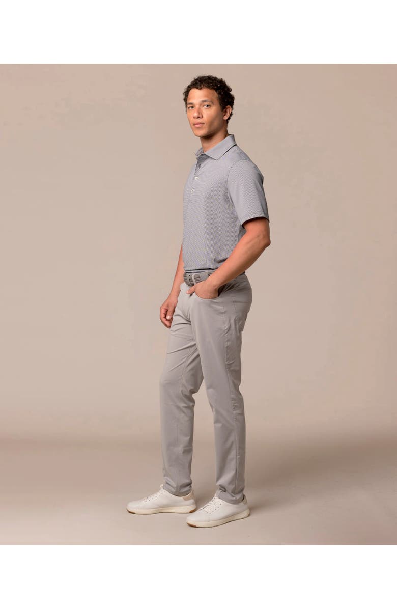 ASHWORTH GOLF Houndstooth Polo, Alternate, color, Driver Navy/White