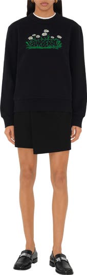 Burberry Daisy Logo Cotton Sweatshirt | Nordstrom