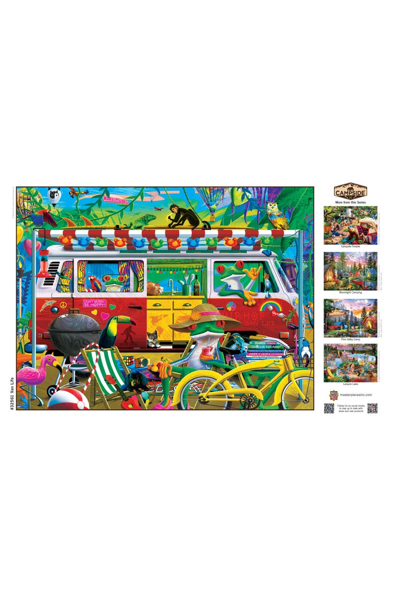 Van Life 300 Piece Jigsaw Puzzle, Alternate, color, Multicolor