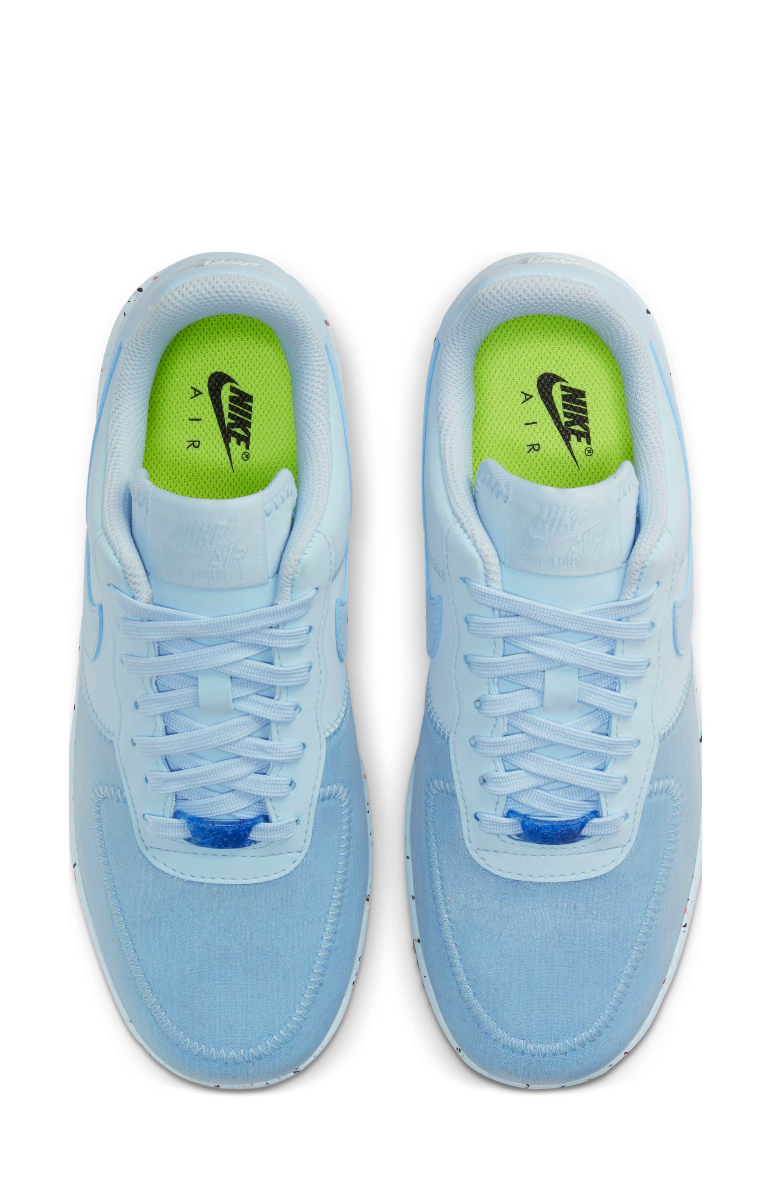Air Force 1 Crater Sneaker, Alternate, color, CHAMBRAY BLUE/ CHAMBRAY BLUE
