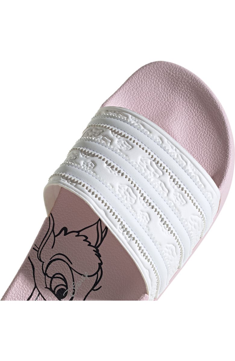 adidas x Disney Adilette Sandal, Alternate, color, Clear Pink/ White/ Core Black