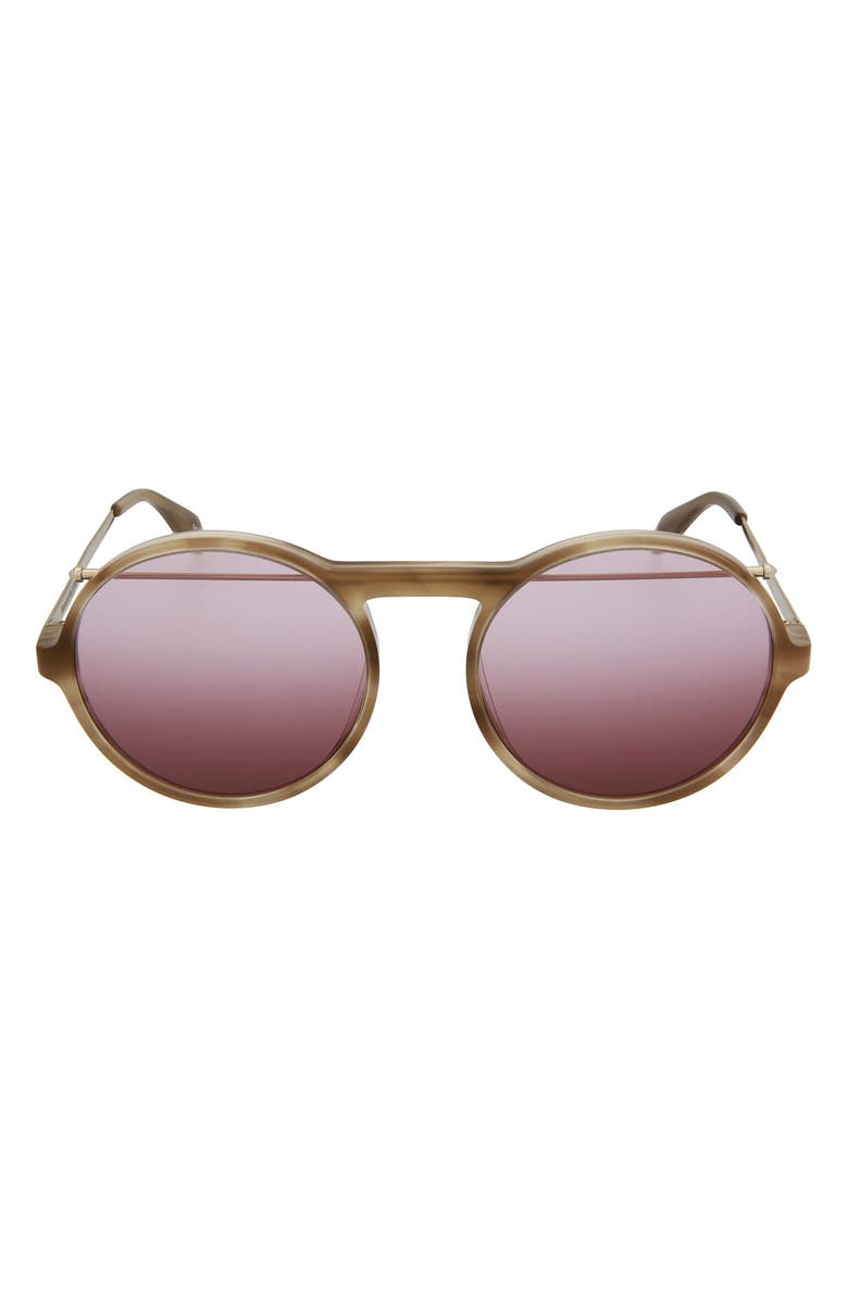 McQueen Alexander McQueen 54mm Round Sunglasses, Main, color,