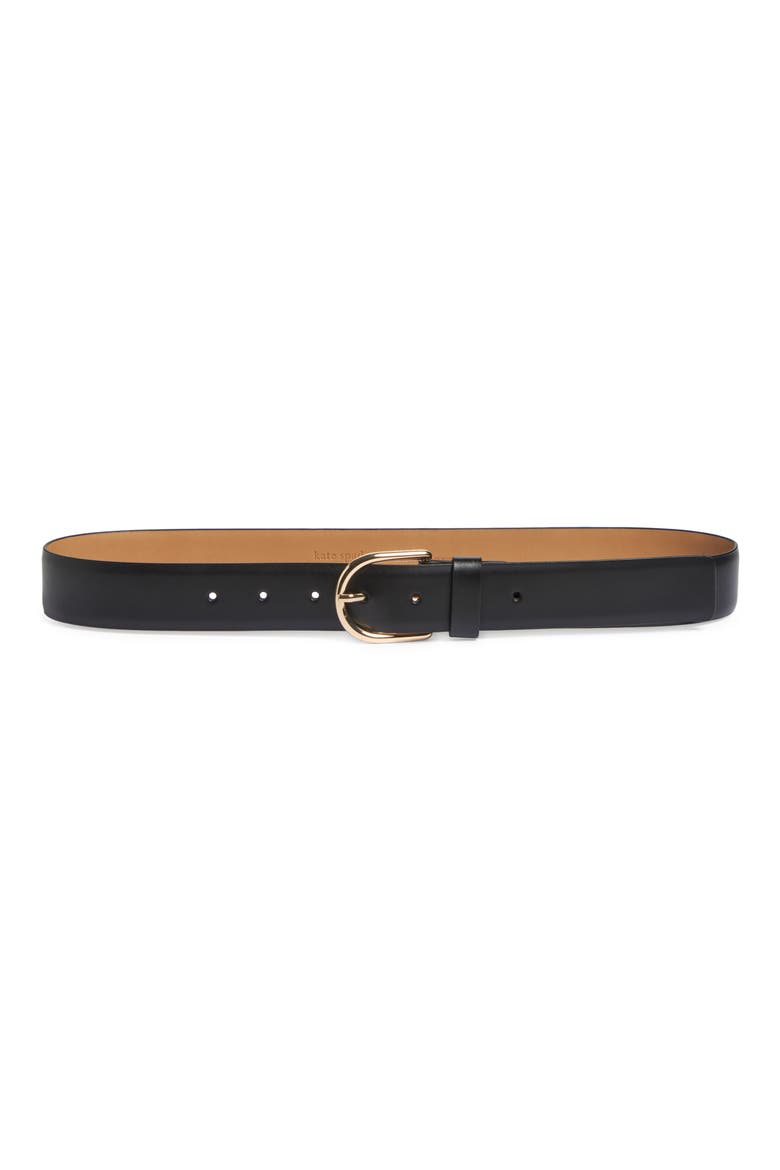 feather edge buckle belt, Main, color, BLACK