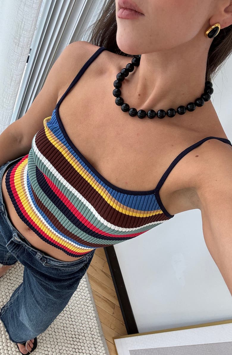 Joiana Jewelry Bean Cord Necklace, Alternate, color, Noir