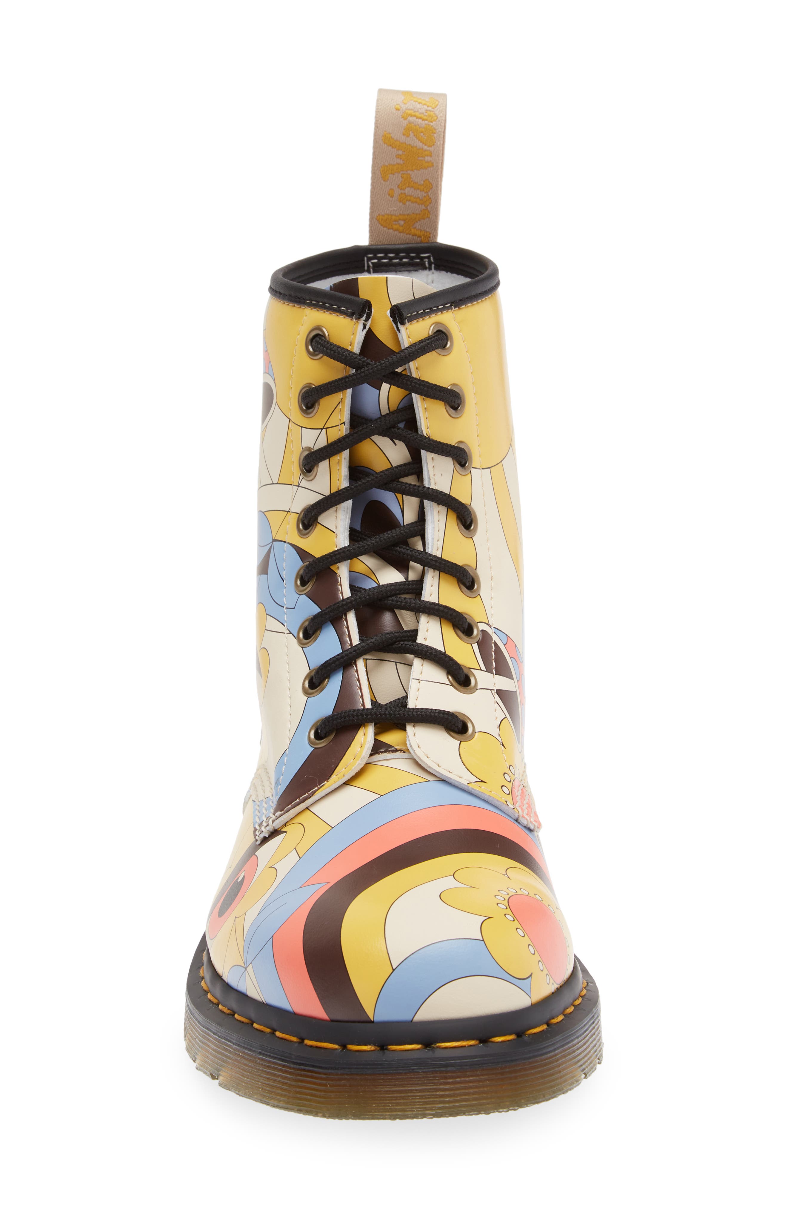 Dr. Martens 1460 Faux Leather Boot, Alternate, color, 