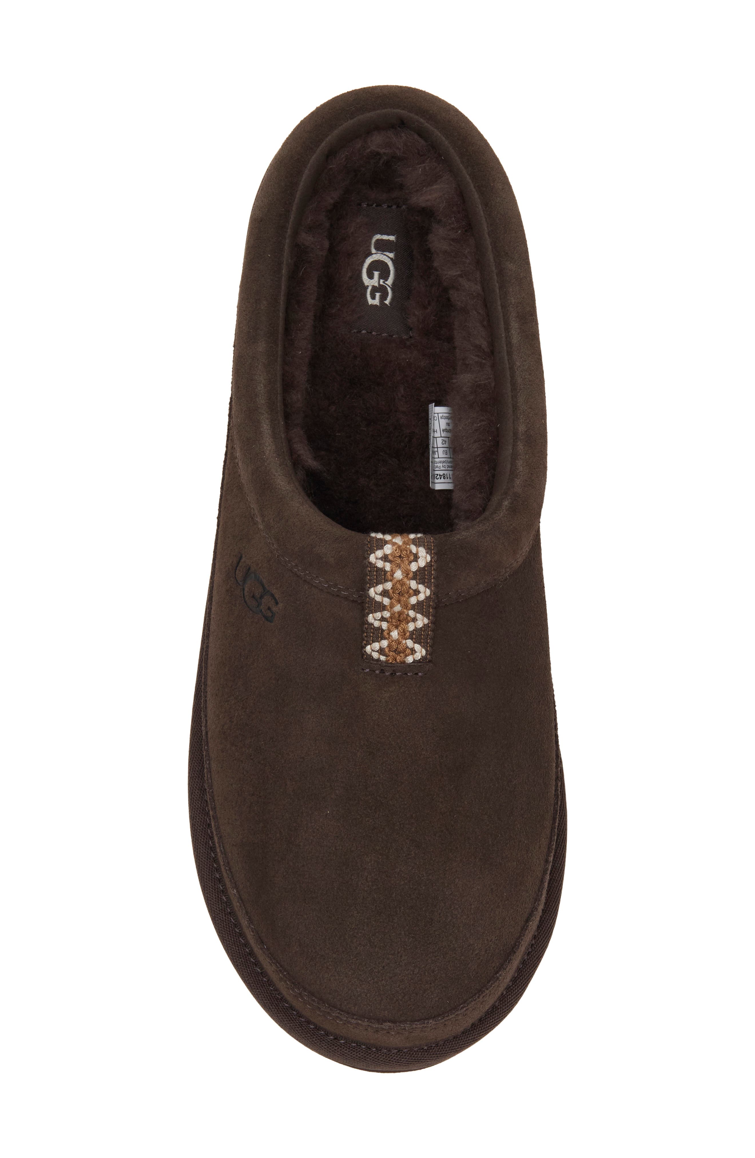Rozman Leather Slipper, Alternate, color, DUSTED COCOA