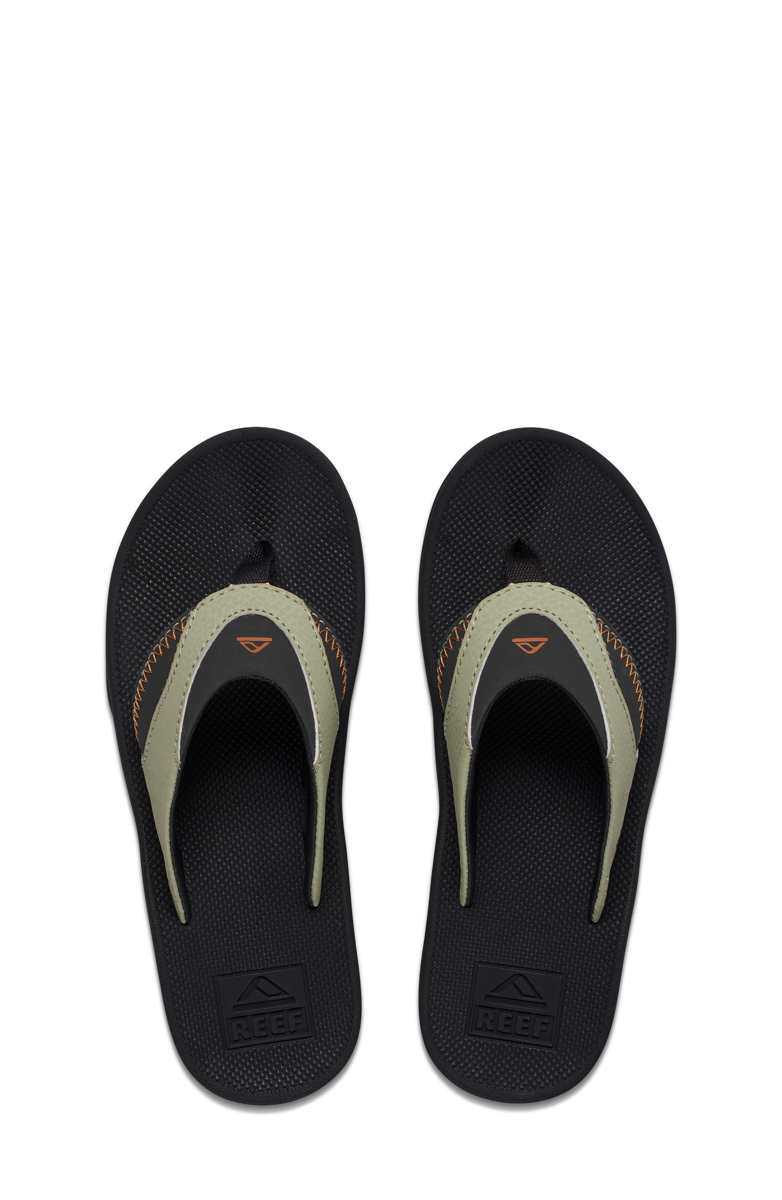 Kids' Fanning Flip Flop, Alternate, color, OLIVE/ SUDAN