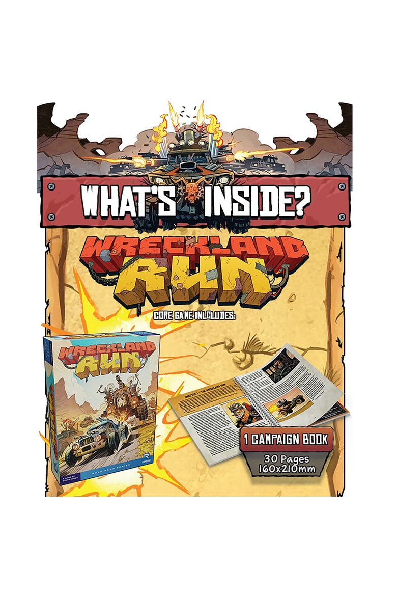 Wreckland Run Solo Hero Series, Ages 10+, 1 Player, Alternate, color, Multicolored
