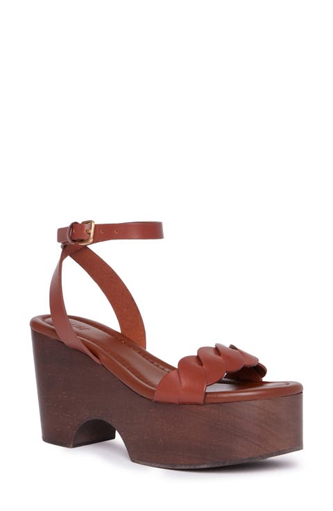 Romy Ankle Strap Platform Sandal (Women)