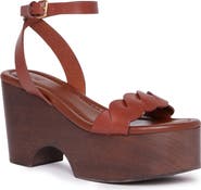PAIGE Romy Ankle Strap Platform Sandal