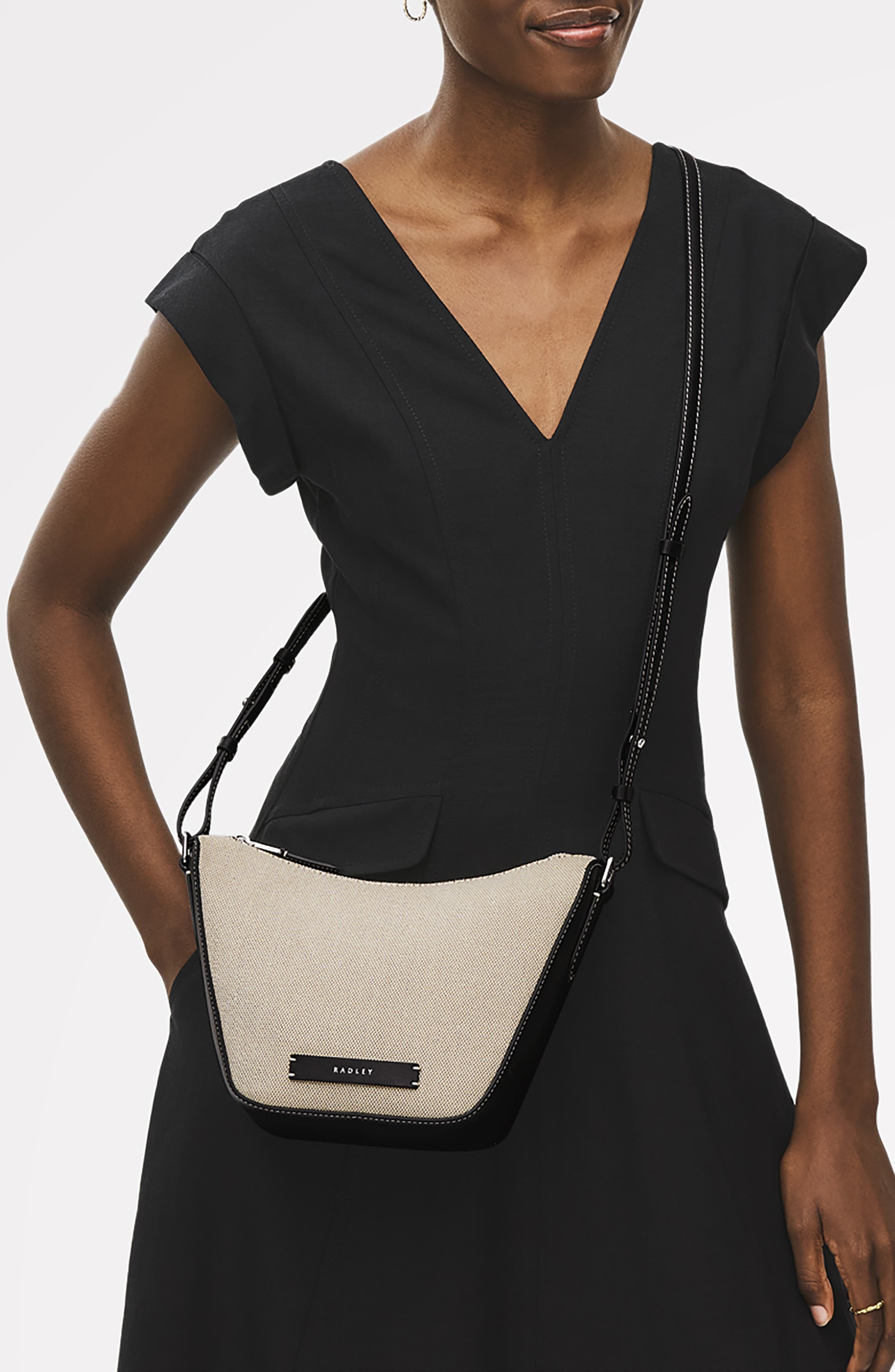 Radley Small Oak Street Canvas Crossbody Bag, Alternate, color, 