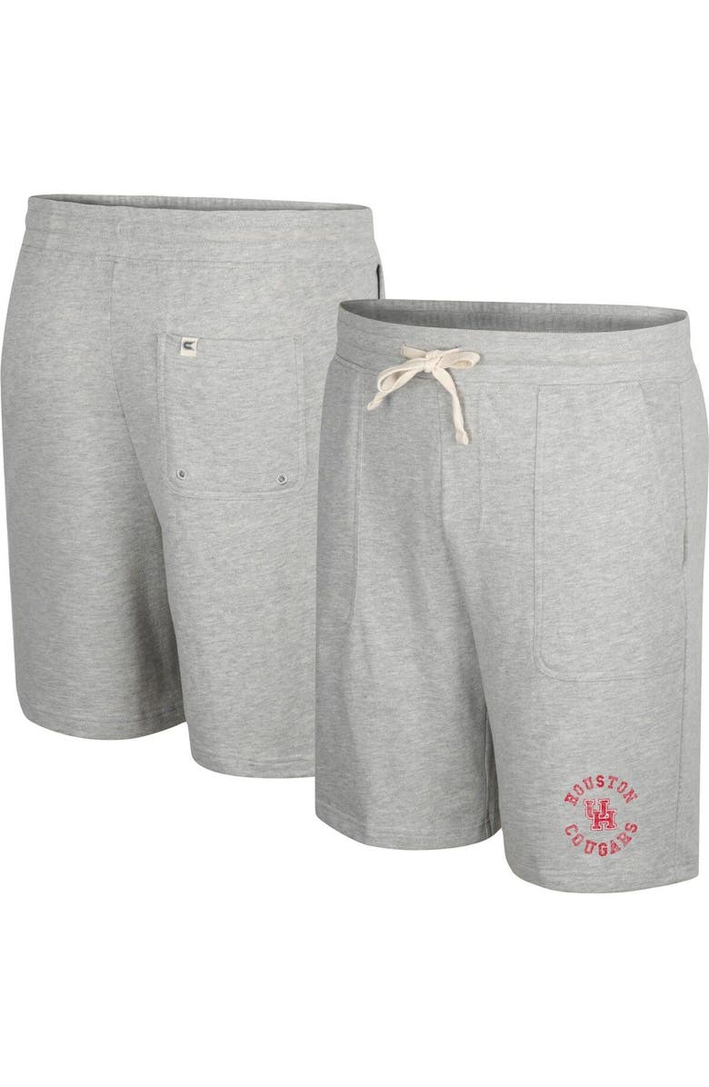 COLOSSEUM Men's Colosseum Heather Gray Houston Cougars Love To Hear This Terry Shorts, Main, color, Heather Gray