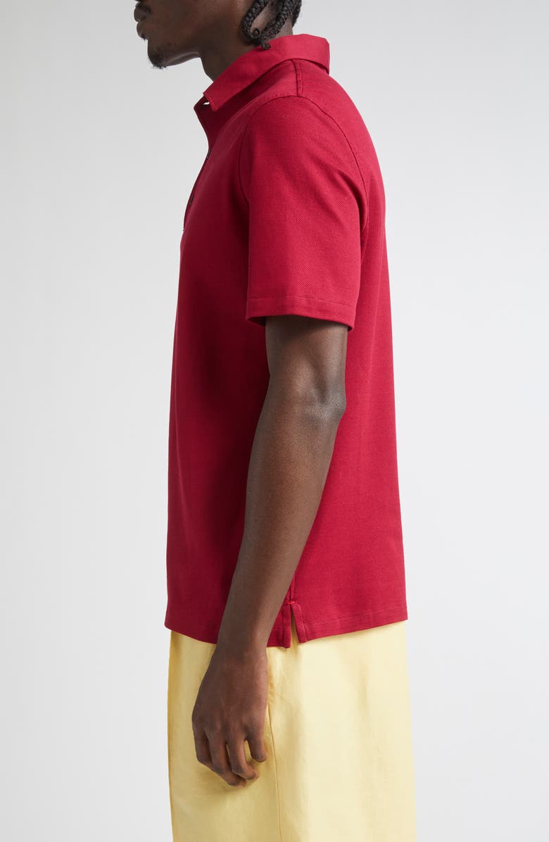 ISAIA Cotton Piqué Polo, Alternate, color,