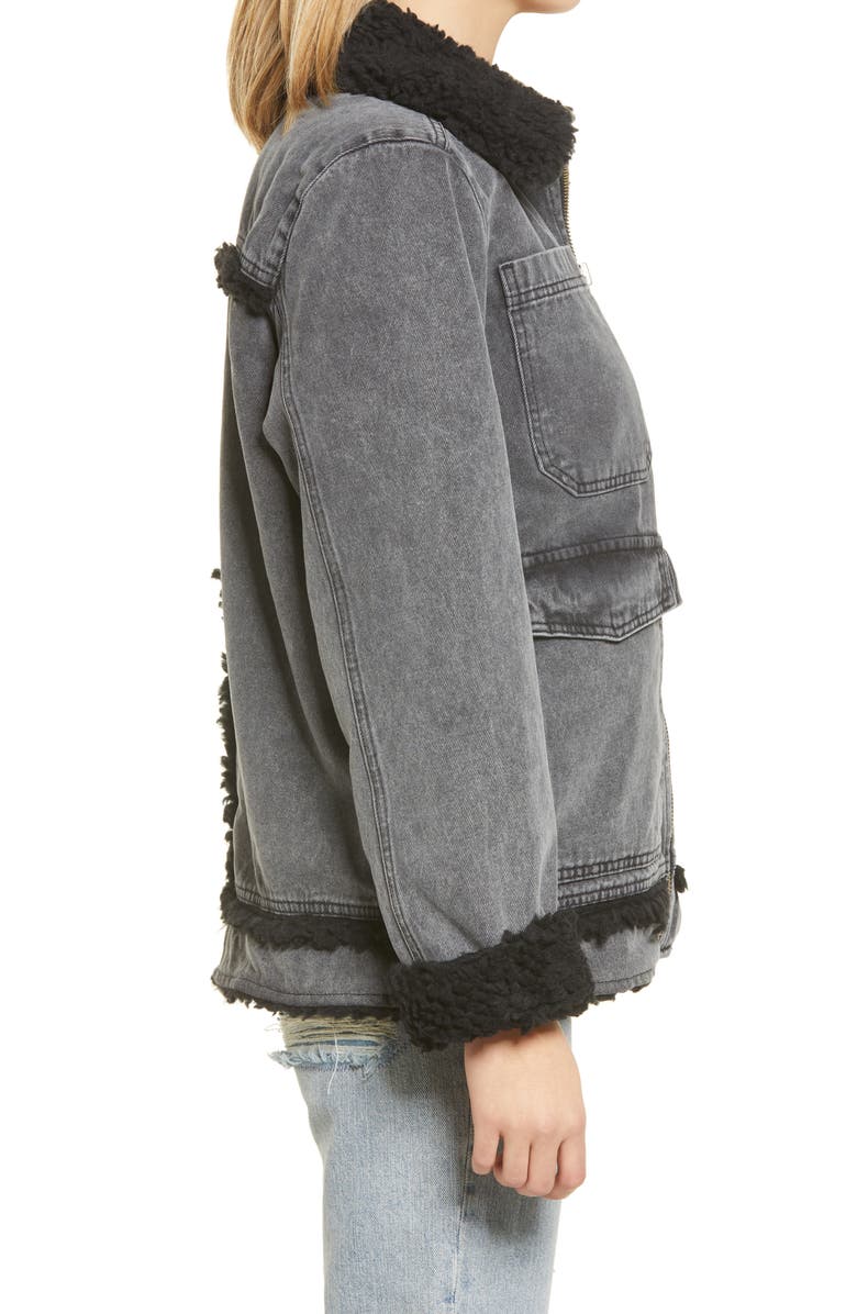 BDG Urban Outfitters Fleece Lined Utility Jacket, Alternate, color, 