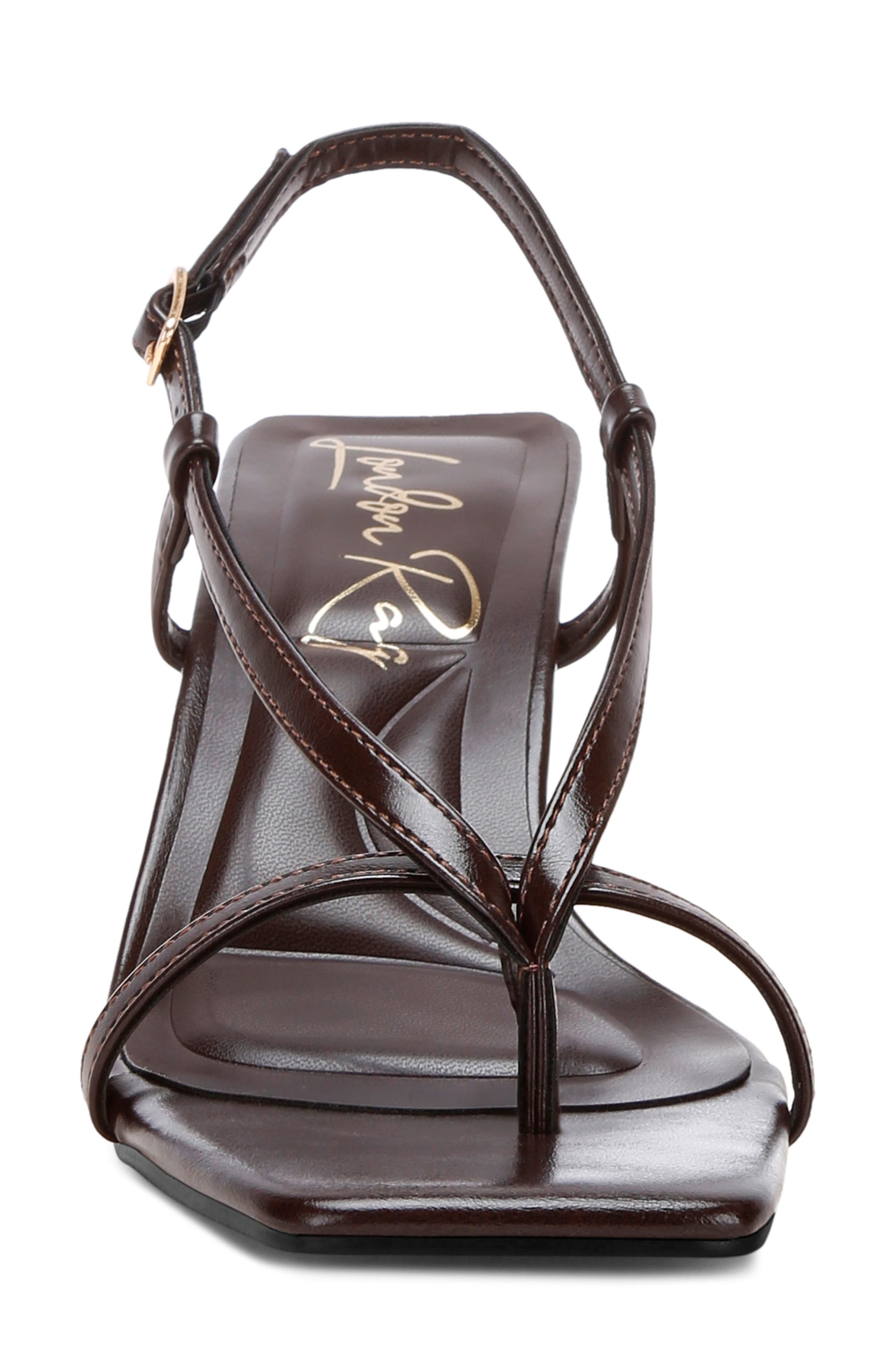 LONDON RAG Yarsa Strappy Slingback Sandal, Alternate, color, Brown