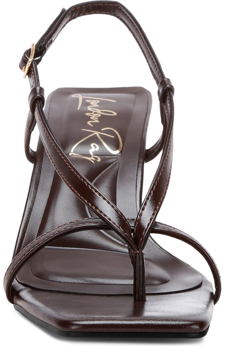 LONDON RAG Yarsa Strappy Slingback Sandal, Alternate, color, Brown