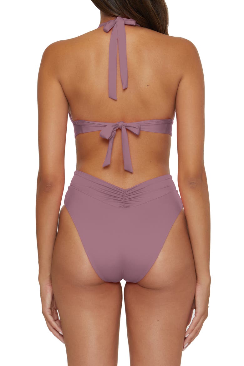 Color Code High Waist Bikini Bottoms, Alternate, color, FIG