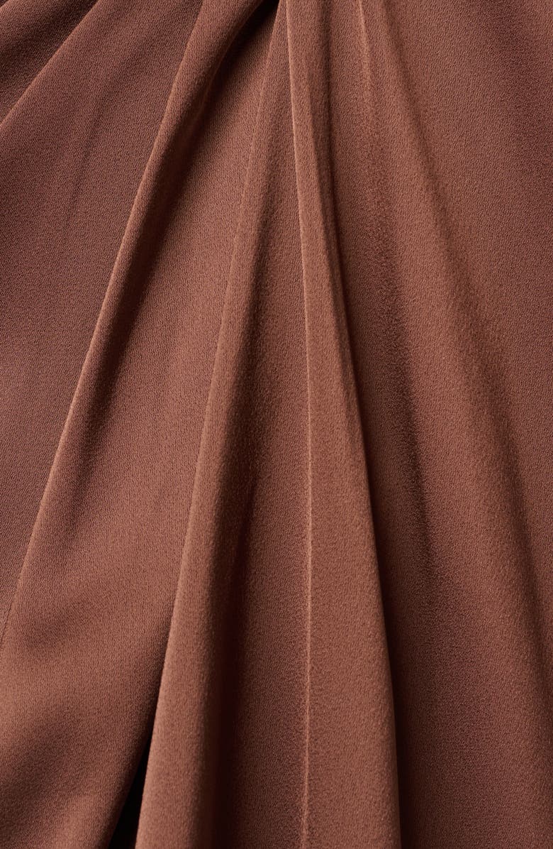 Aidan Mattox Crepe Back Satin Midi Dress, Alternate, color,