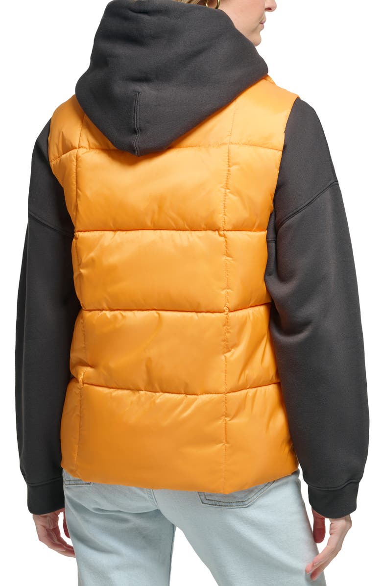 Levi's<sup>®</sup> Box Quilt Puffer Vest, Alternate, color, Apricot