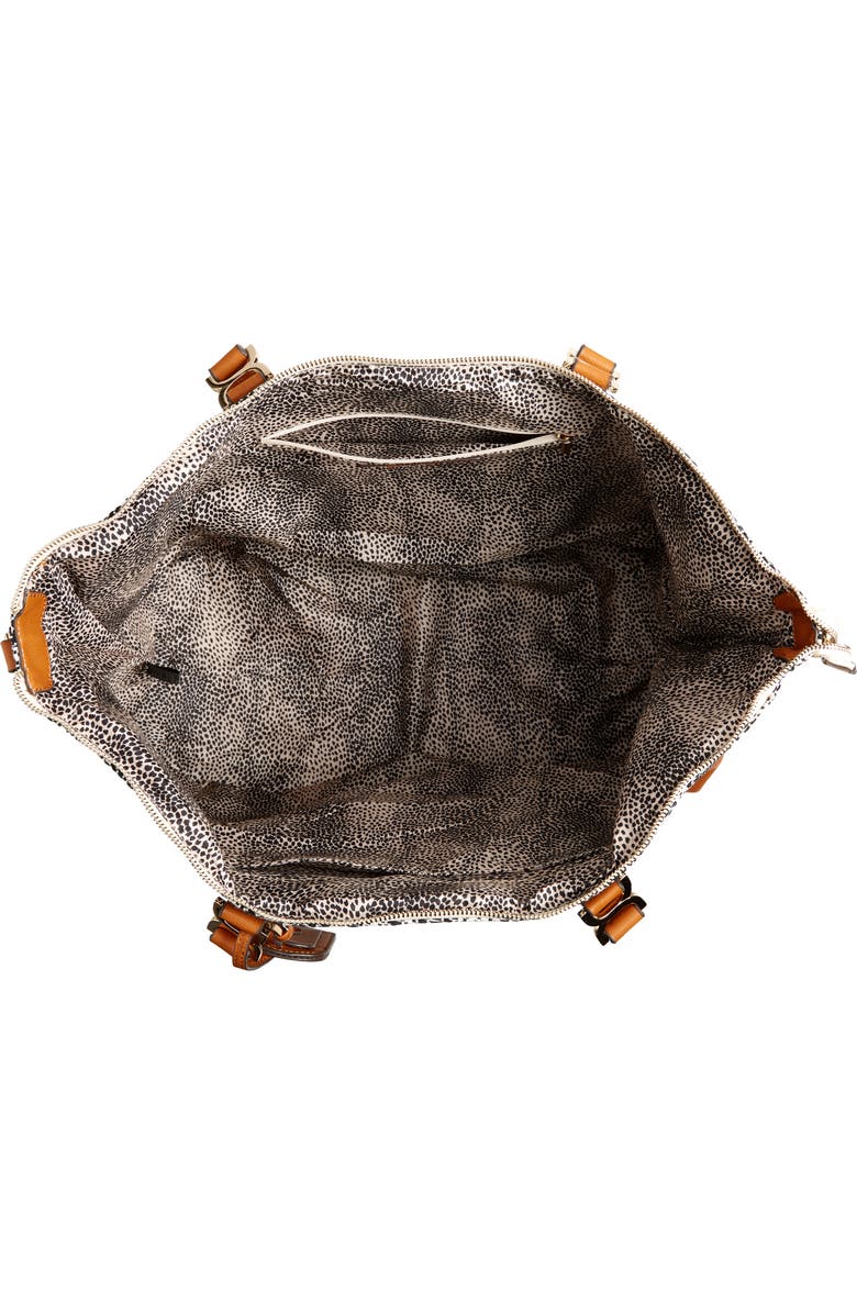 Sole Society Ashla Weekend Tote, Alternate, color, Cognac Combo