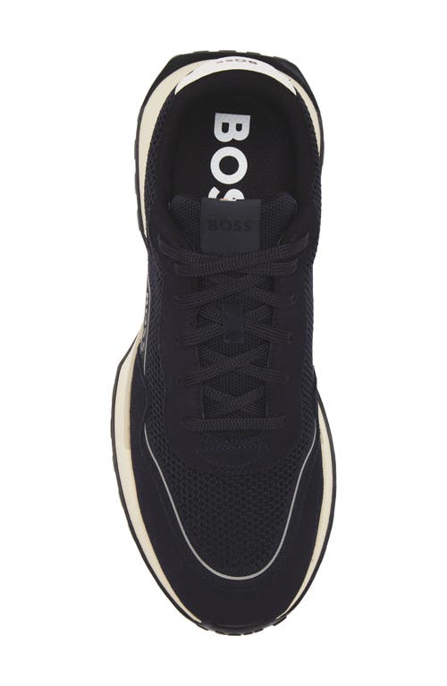 Hugo Boss Boss Jonah Runn Sneaker In Black