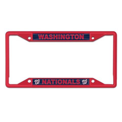 Washington Nationals Chrome Color License Plate Frame