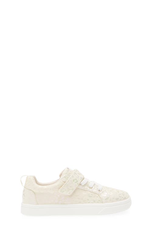 Toms Kids' Cruz Natural Iridescent Leopard Sneaker In Neutral