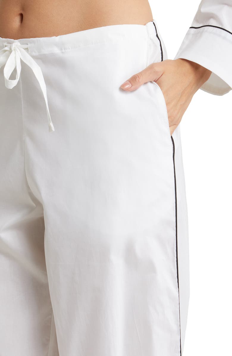 Papinelle Mia Organic Cotton Pajamas, Alternate, color, White