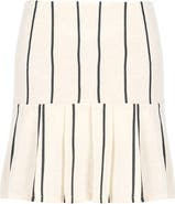 PCFG Silk & Linen Blend Free Heaven Kutnia Mini Skirt