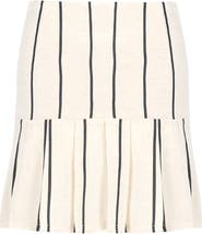 PCFG Silk & Linen Blend Free Heaven Kutnia Mini Skirt