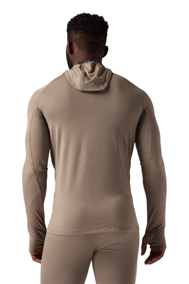 Pines Micrrid Ultra-Lt Baselayer 1/2-Zip Scuba Top - Men's, Alternate, color, Fallen Rock