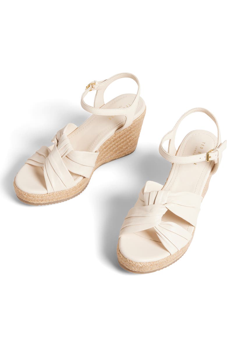 Ted Baker London Carda Knot Espadrille Platform Wedge Sandal, Alternate, color,