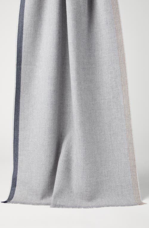 Brunello Cucinelli Scarf In Pearl Grey