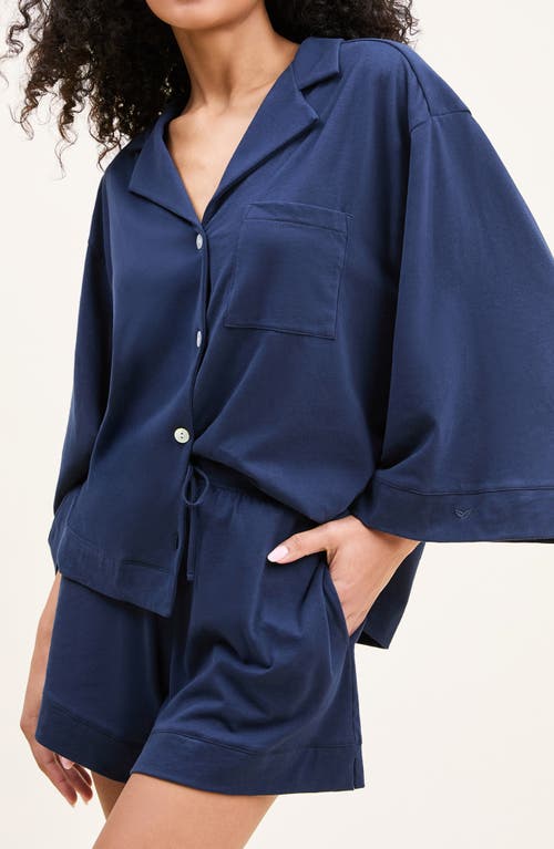 PETITE PLUME PETITE PLUME OLIVIA PIMA COTTON SHORT PAJAMAS 