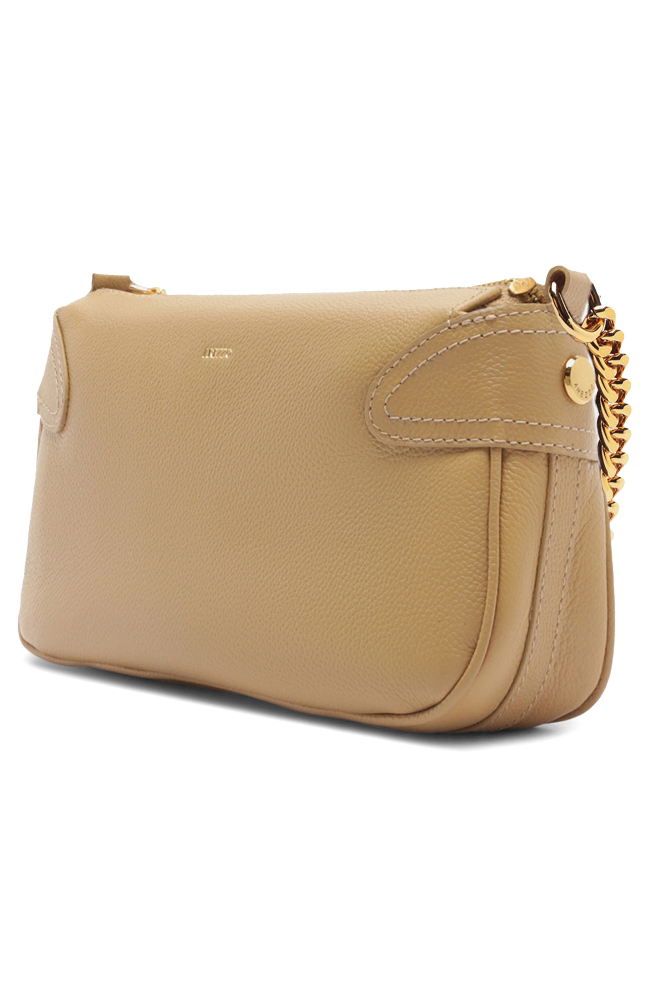 Arezzo Small Elena Leather Crossbody Bag, Alternate, color, 