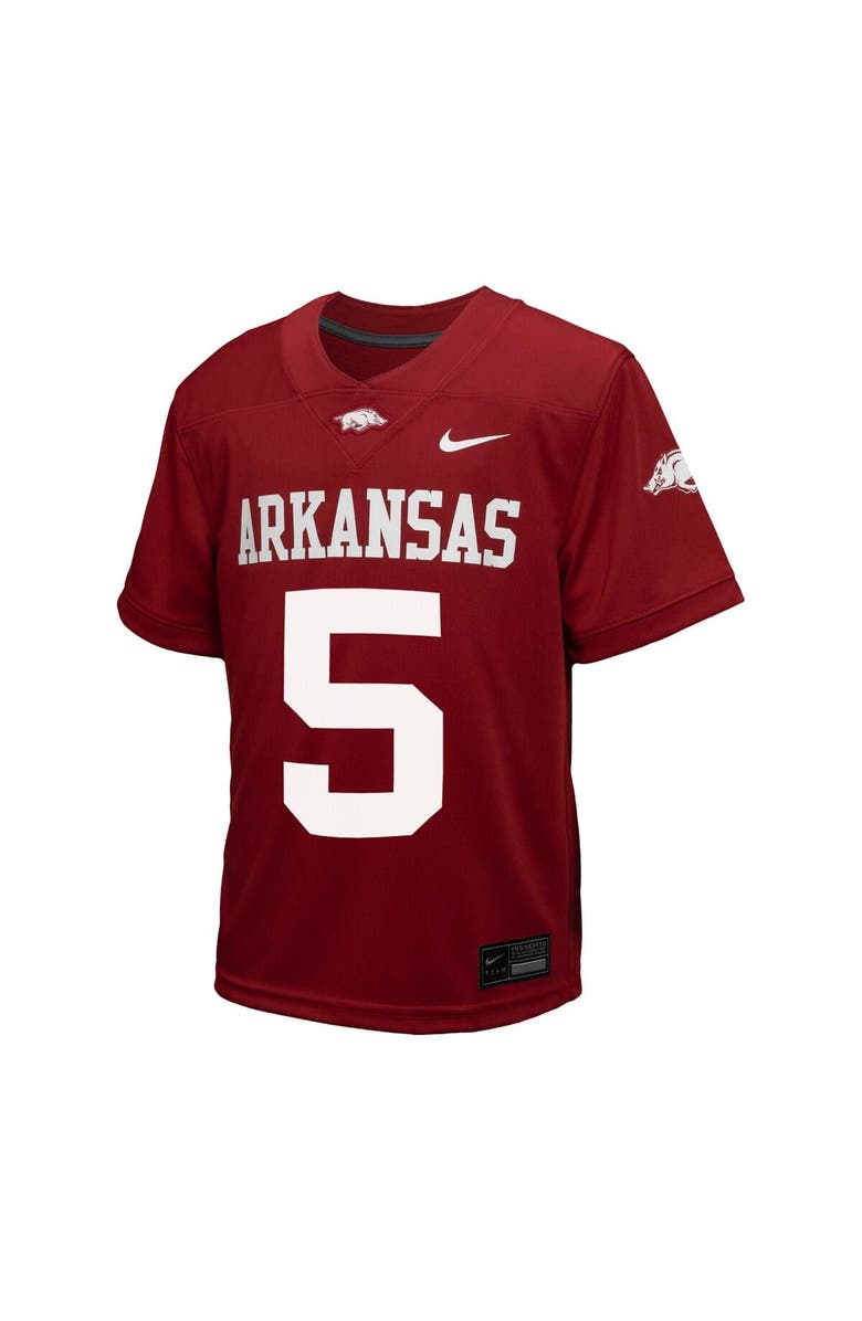 Nike Toddler Nike #5 Cardinal Arkansas Razorbacks Untouchable Replica Game Jersey, Alternate, color, Cardinal
