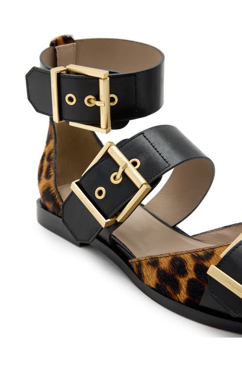 ALLSAINTS ALLSAINTS SUTTON ANKLE STRAP POINTED TOE FLAT