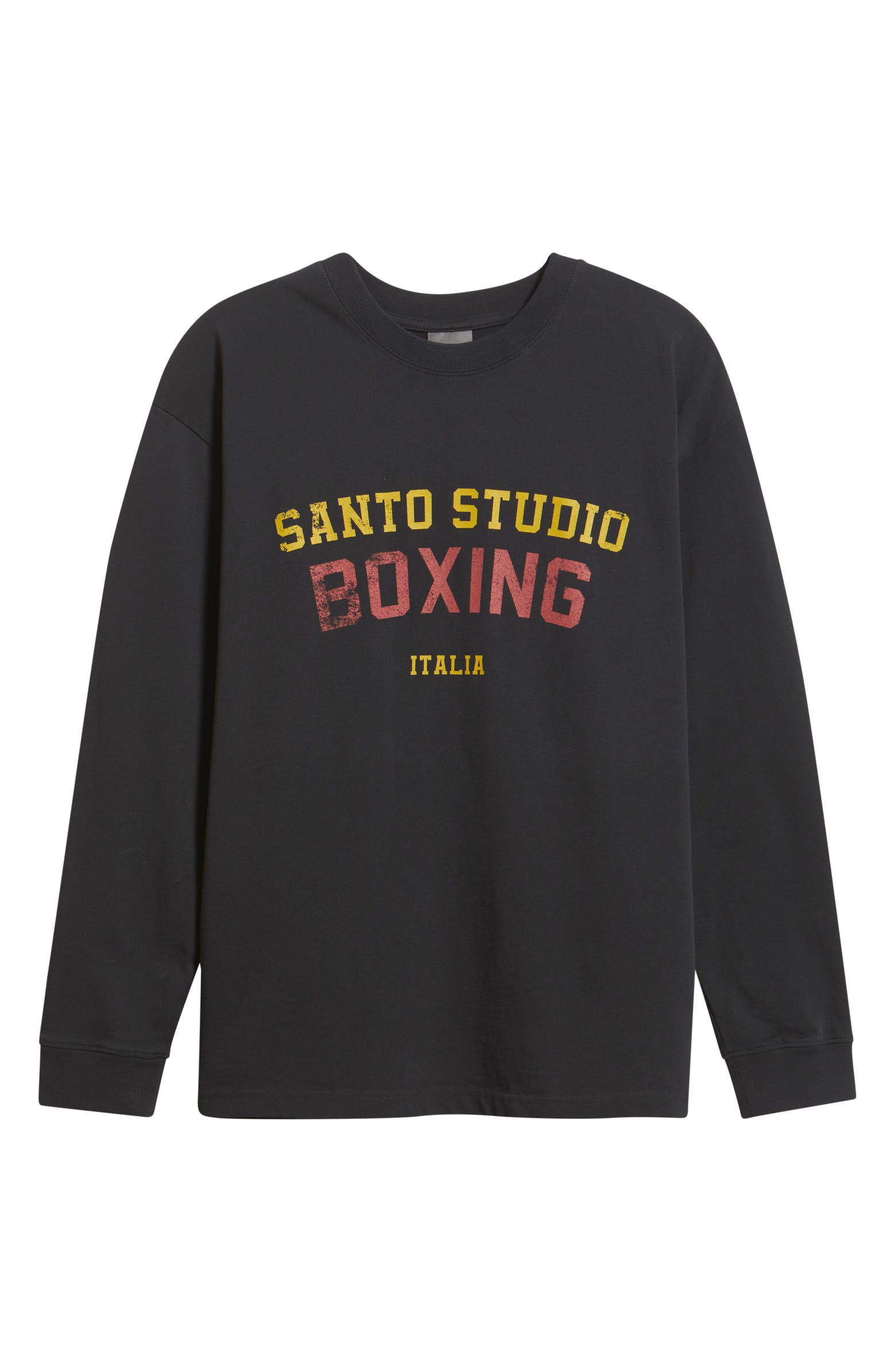 SANTO STUDIO Boxing Division Long Sleeve Graphic T-Shirt | Nordstrom