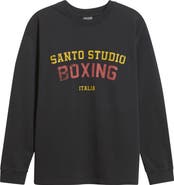 SANTO STUDIO Boxing Division Long Sleeve Graphic T-Shirt
