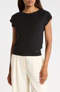 ELIE ELIE TAHARI Extended Sleeve Crewneck Sweater