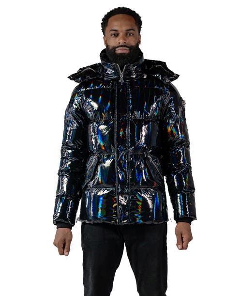 Woodpecker Men's Bumnester 3/4 Length Quilted Coat in Oily Black  product