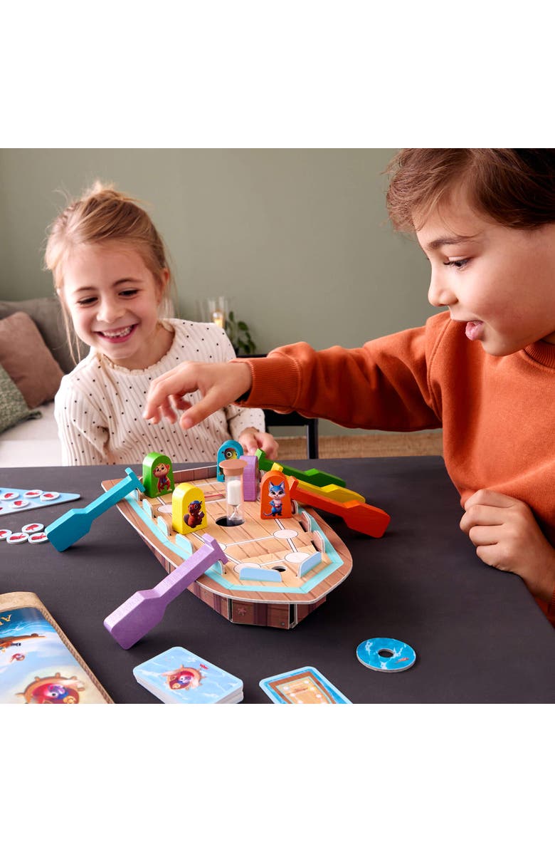 HABA Capt'n Pepe Treasure Ahoy - A Cooperative Pirate Board Game, Adventure & Treasure Hunt for Kids & Families, Legacy Game for Ages 6+, Alternate, color, Multi