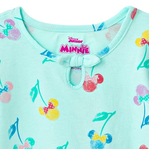 Disney Minnie Mouse Short Sleeve Skater Dress In Blue