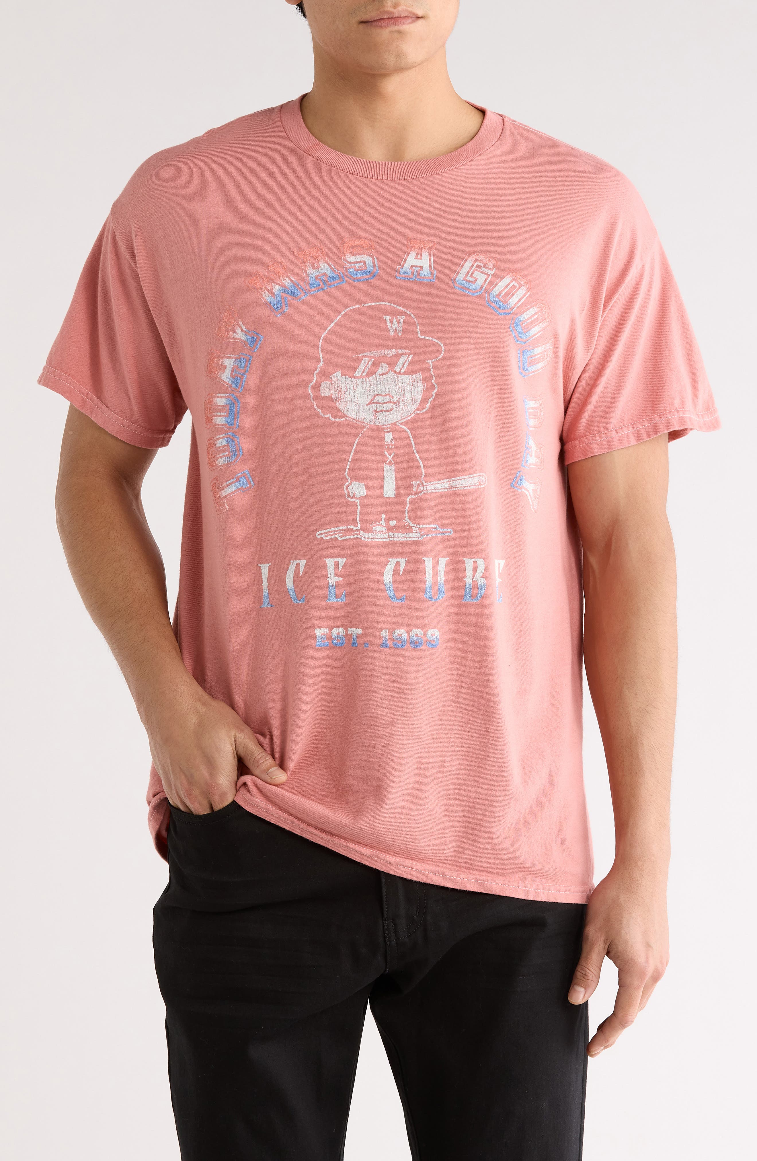Merch Traffic Ice Cube Cotton Graphic T-Shirt
