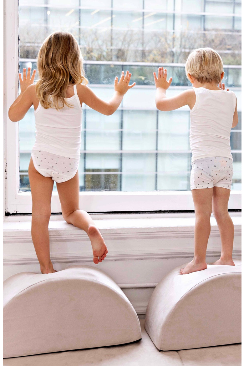 Buttoned Boxers, Alternate, color, White
