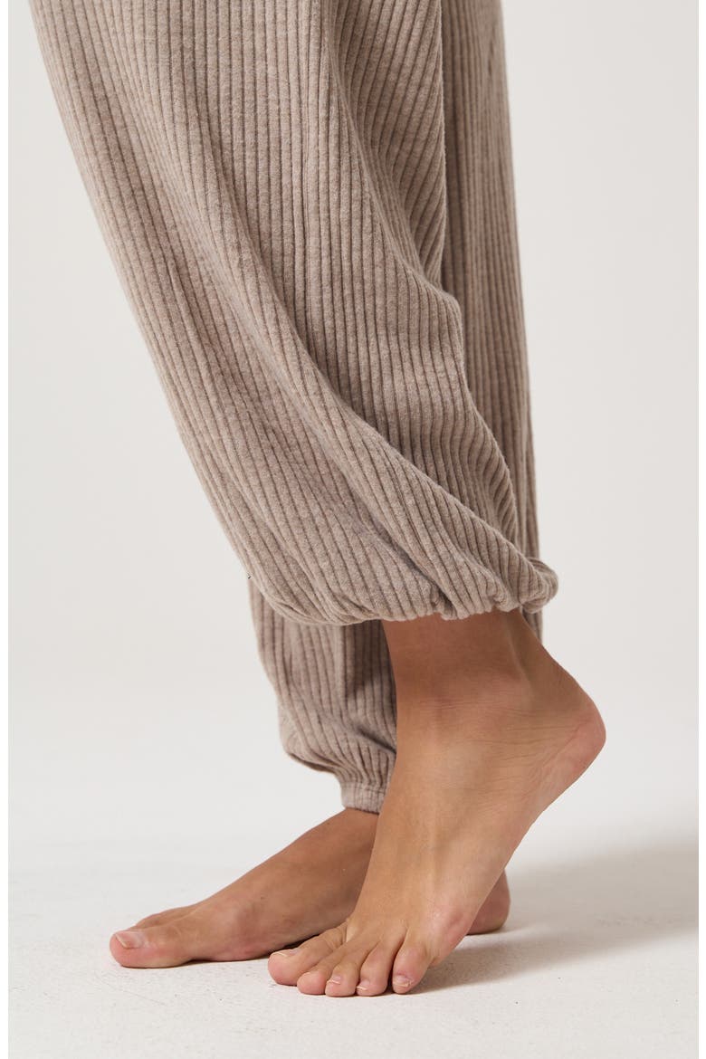 Lena Rib Joggers, Alternate, color, HTR OAT