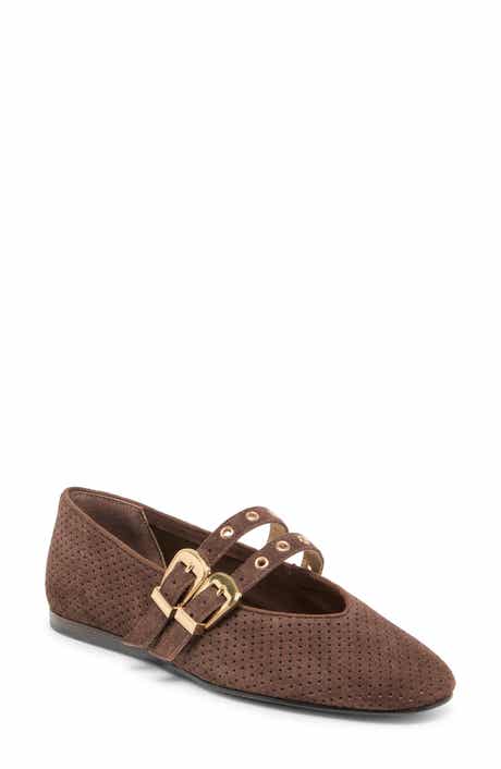 Baylee Grommet Mary Jane Flat