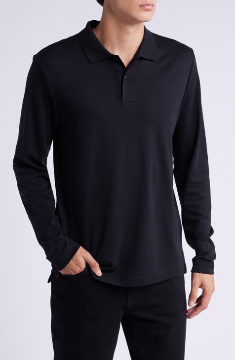 Long sleeve polo shirts sale on sale